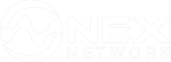 nex network white logo